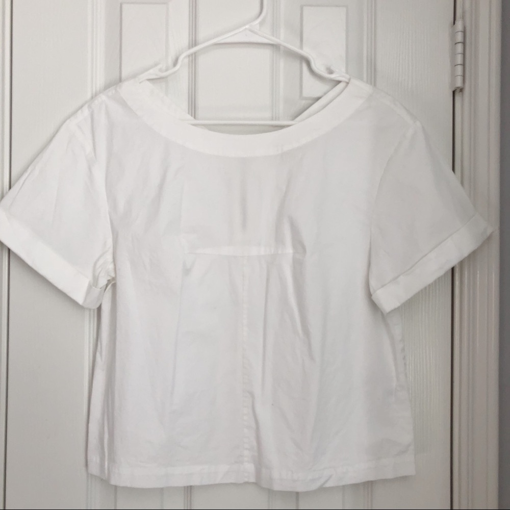 J Crew Factory White Top - Picture 1 of 4